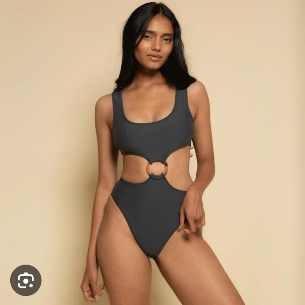 Montce Ky Charcol  Cut-Out One Piece ‎ Swimsuit